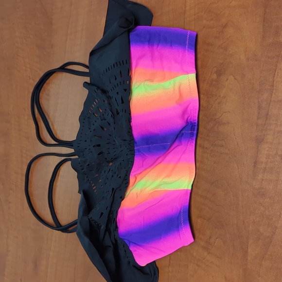 Victoria's Secret Pink Swim Shelf Top w built in bra - Picture 2 of 3